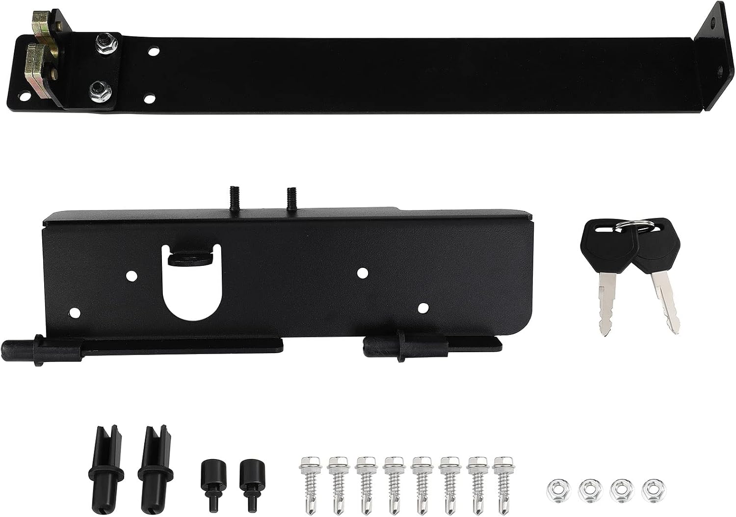 SCITOO Truck Bed Tool Box for Ford F-150 1997-2014,Multi-Compartment Dividers Organized Storage,Heavy Duty & No-Drill Installation Left Driver Side