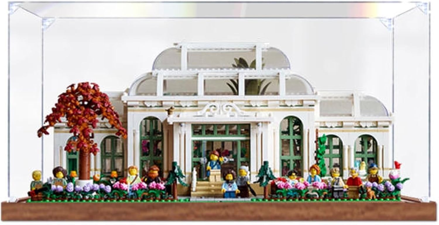 Transparent Acrylic Display Case for Lego 21353 Botanical Garden Model, Clear Box, Storage Box, Dustproof Box (Model not Included) (2mm)