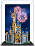Display Case for Lego Disney Castle 43222, Dustproof, UV-Protected, Custom Fit Showcase, Gifts for Lego Lovers, Storage (Theme F-82*62*37cm)