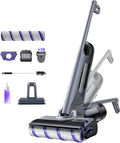 Narwal S30 Pro Wet Dry Vacuum Cleaner with 20000Pa Suction, Cordless Vacuum Mop for Hard Floors, Tangle-Free Hair-Cutting, 180° Lie Flat, 194°F Self-Cleaning, Disposable Waste Bag (Renewed)