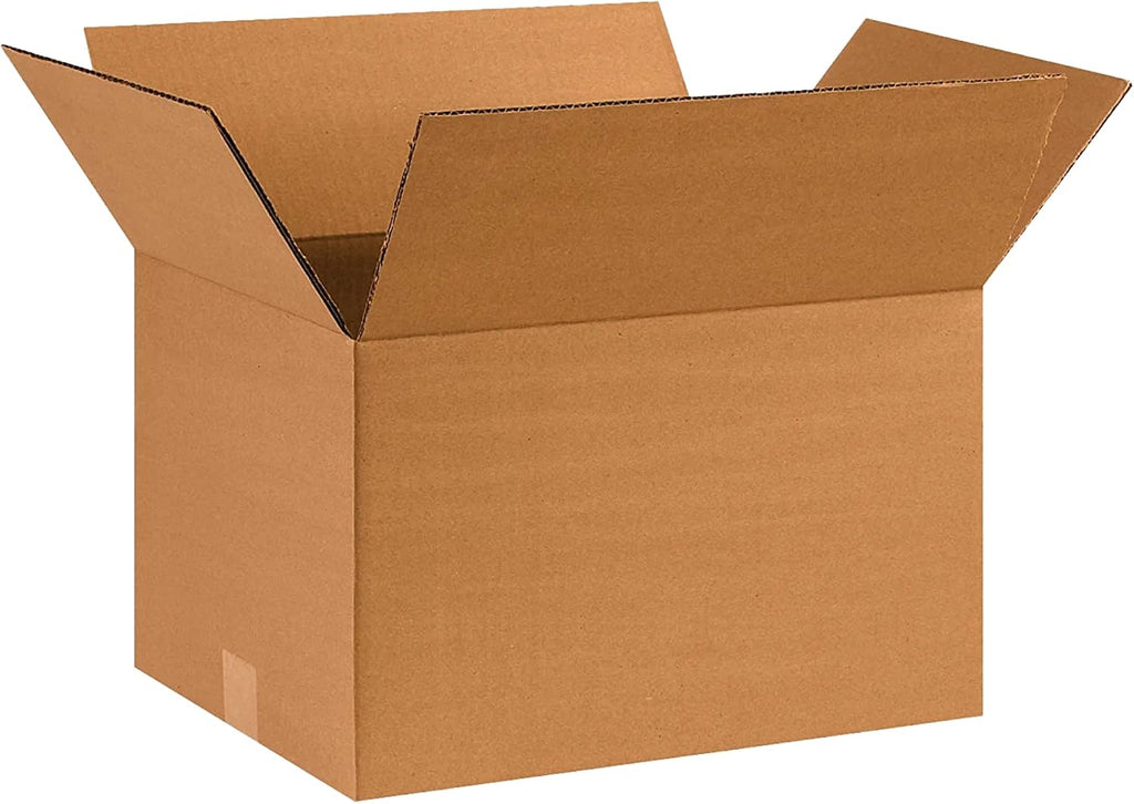 Partners Brand 16x12x10 Corrugated Cardboard Boxes, 16'L x 12'W x 10'H, Pack of 75 | Shipping, Packaging, Moving, Storage Box for Business, Strong Wholesale Bulk Boxes 16x12x10