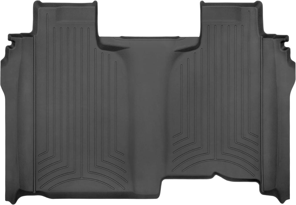 WeatherTech FloorLiner HP Custom Fit Floor Mats for Chevrolet Silverado 1500 LTD, Silverado 2500HD/3500HD, Silverado 1500-2nd Row (4414365IM), Black