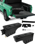 SCITOO Truck Bed Tool Box for Chevrolet Silverado for GMC Sierra 2008-2019 Left & Right Side,Multi-Compartment Dividers Organized Storage,Heavy Duty & No-Drill Installation