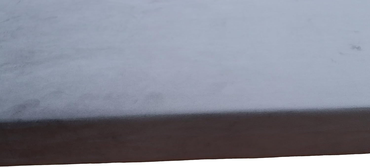 Custom Bench Cushion 72Inch,Indoor Outdoor Patio Furniture Cushions,Non-Slip Bench Pads,Chair Cushion Sofa Pads for Piano Window Entryway Dining Seat,Optional Piping,Removable,Gray 24' X 72'X 2'