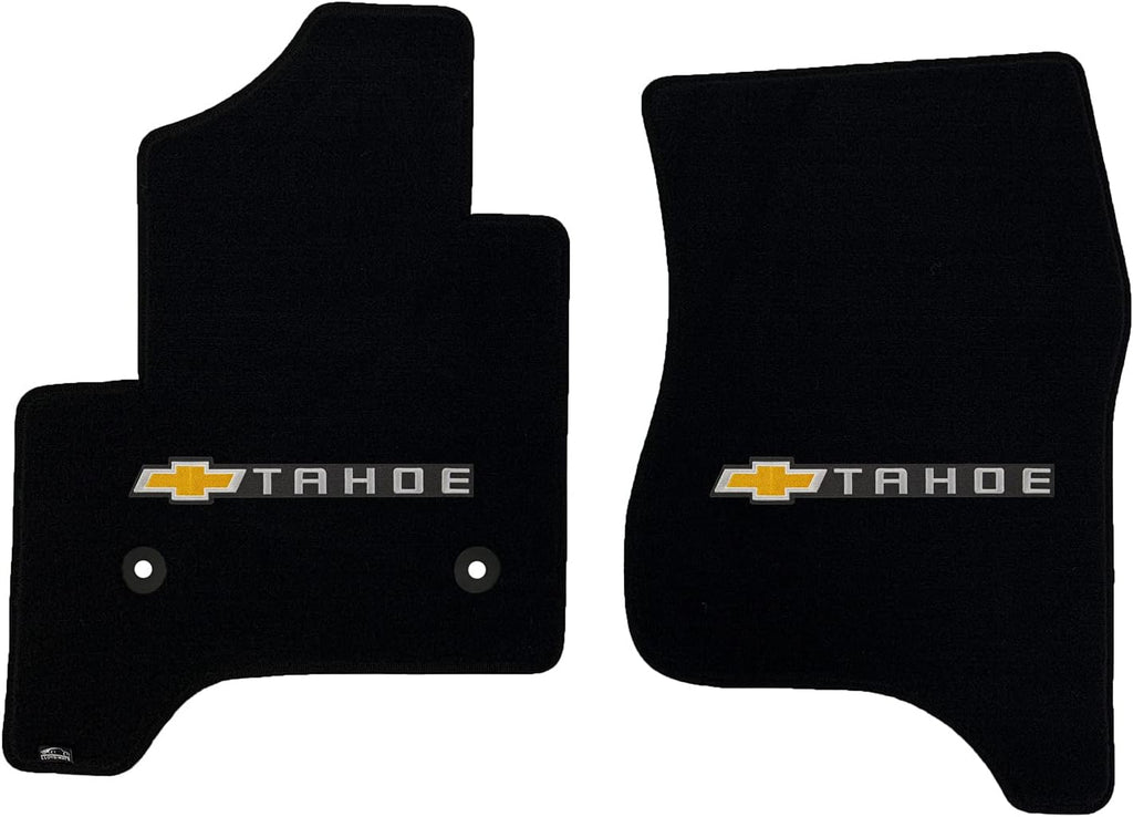 Lloyd Mats Floor Mats for Chevrolet Tahoe 2015-2020 | 2PC Front Mats | Charcoal | Non-Slip Backing
