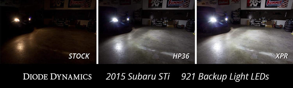 Diode Dynamics Backup LEDs compatible with Subaru WRX 2015-2021 STi (pair), 921 XPR