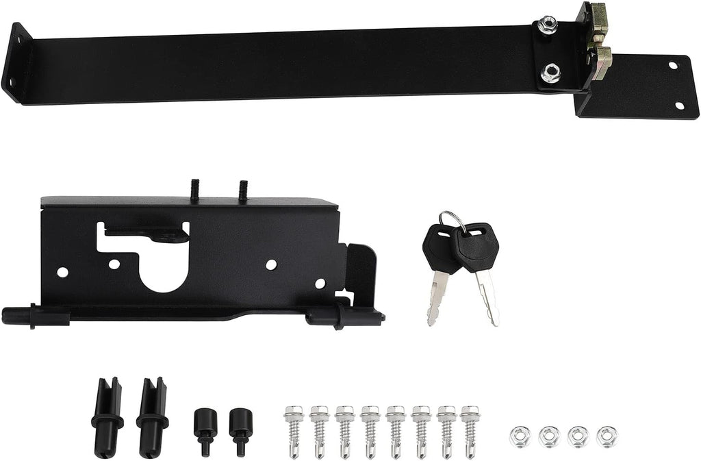 SCITOO Left Driver Side Truck Bed Tool Box for Dodge Ram 1500 2500 3500 2002-2018,Multi-Compartment Dividers Organized Storage,Heavy Duty & No-Drill Installation
