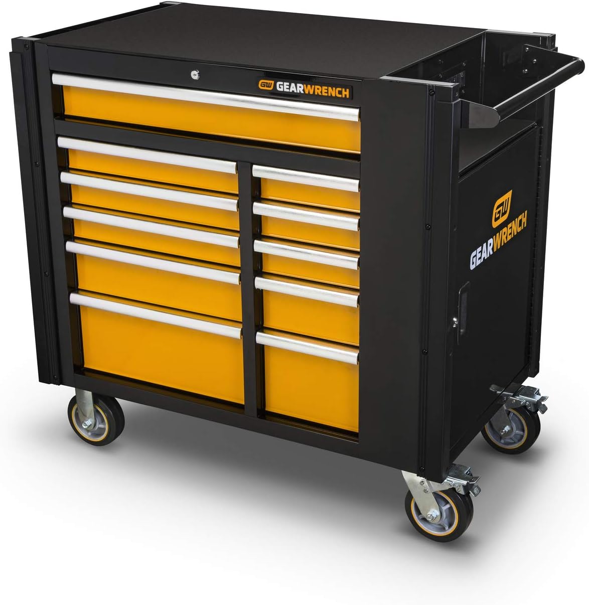 GEARWRENCH 42' 11 Drawer Mobile Work Station, Black & Orange - 83169