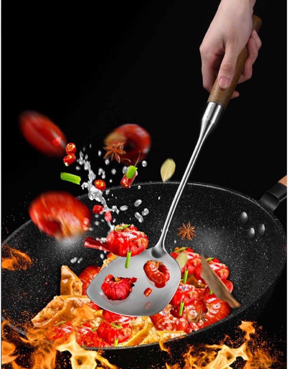 Stainless Steel Cooking Utensils Spoons Spatulas Kitchen Cookware Bakeware Gadgets Tools 5 Pieces Sets