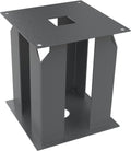 Stainless Steel Package Drop Box - Secure Curbside Mailbox with Multiple Mounting Options (Stainless Steel Base, Base)