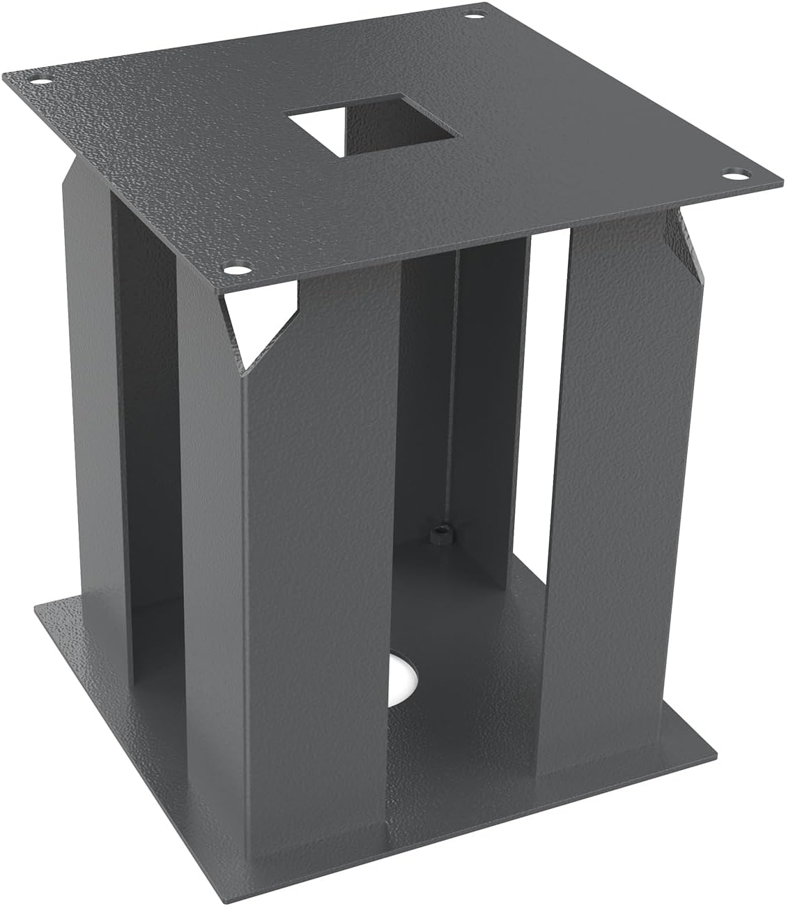 Stainless Steel Package Drop Box - Secure Curbside Mailbox with Multiple Mounting Options (Stainless Steel Base, Base)