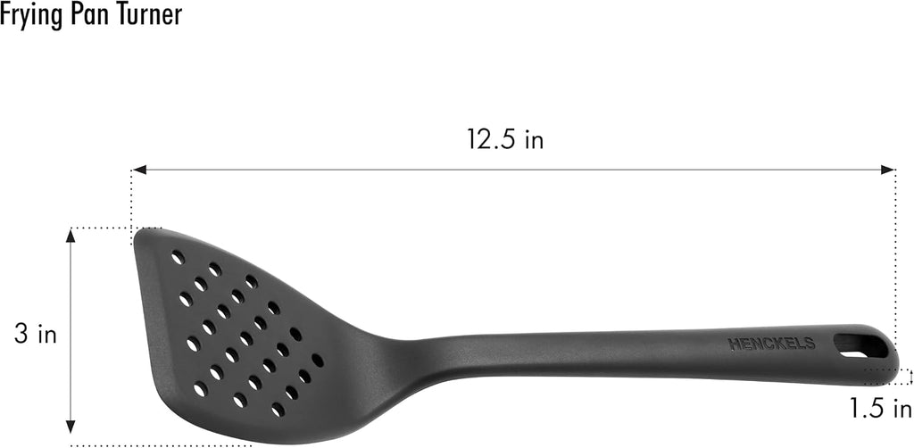 HENCKELS Paradigm 5-pc Cookware Set, Nonstick Frying Pan and Silicone Utensil Set, 3-Ply Stainless Steel Skillets for Induction Cooktop, Gas & Electric Stovetops – Dishwasher Safe & Oven Safe