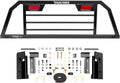 RealTruck Backrack SRL, Shortened Rack Frame + Hardware Kit for use w/Wide Top Tonneau Cover, Combo | Black, No Drill | SRL600 & 50123 | Fits 2015-2025 Ford F-150