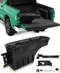 SCITOO Left Driver Side Truck Bed Tool Box for Dodge Ram 1500 2500 3500 2002-2018,Multi-Compartment Dividers Organized Storage,Heavy Duty & No-Drill Installation