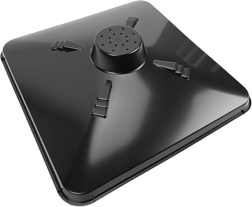 Transmission Drain Pan, 15L HDPE Oil Drain Splash Pad Change Tray Square Oil Pan for Many Different Funnel, Efficient Fluid Collection for Car, Truck, Garage Use