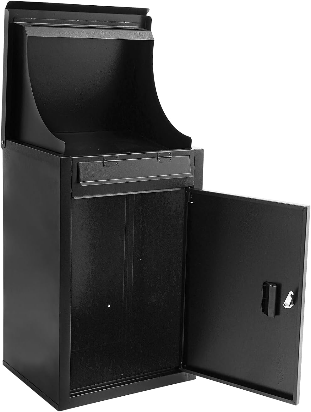 Wall-Mounted Parcel Drop Box & Mail Box with Key Lock, Large Capacity Heavy Duty Weatherproof Security Mailbox for Letters Packages, Home Office School Installation Included,16.5 * 13.8 * 25.4in