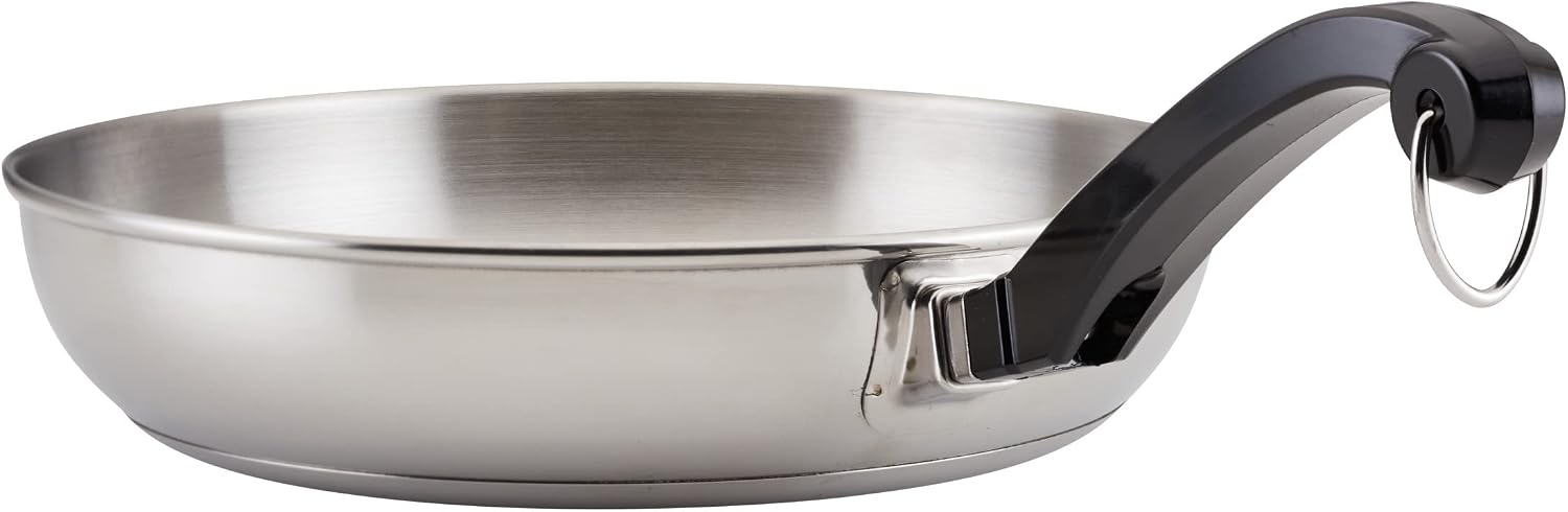 Farberware Classic Series Anniversary Edition Cookware Set, 8-Piece, Stainless Steel Pot and Pan Set
