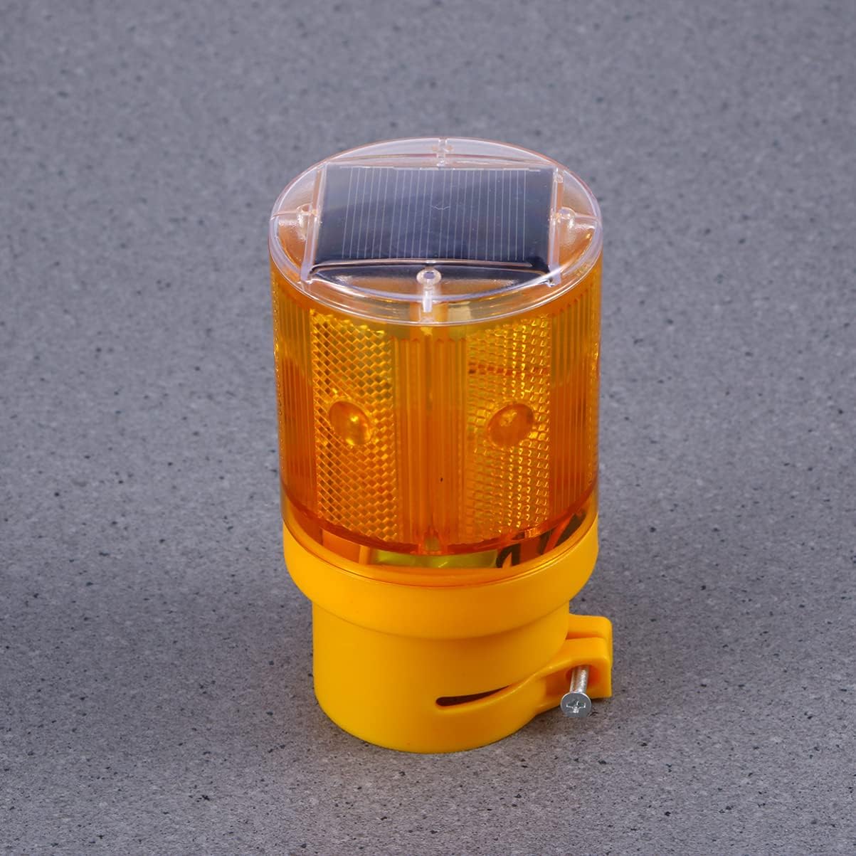 ULTECHNOVO 10pcs Solar Led Light Flashing Traffic Beacon for Road Construction Emergency Strobe Lamp Safety Device Orange