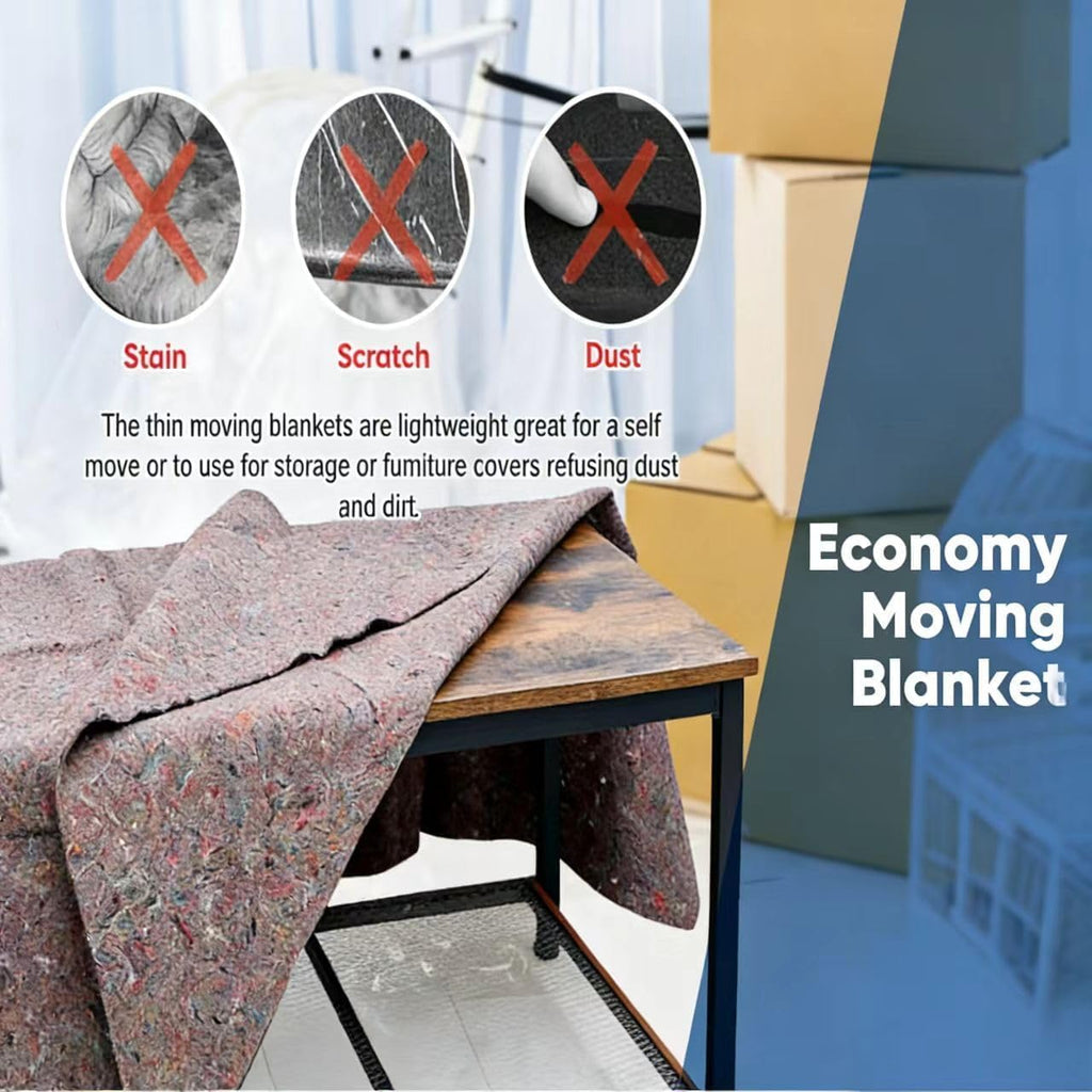 ZENY Moving Blankets, 12 Pack, 54'' x 72'', 21 lb/dz, Economy Shipping Packing Blankets for Moving and Storage (36 Pack)