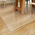Clear Floor Protector Mat Waterproof, Hardwood Floors Carpet Pad for Exercise Equipment Table Rolling Chair Pets, Non Skid Transparent Vinyl Plastic Runners Mats(6 x 15ft/183 x 458cm)
