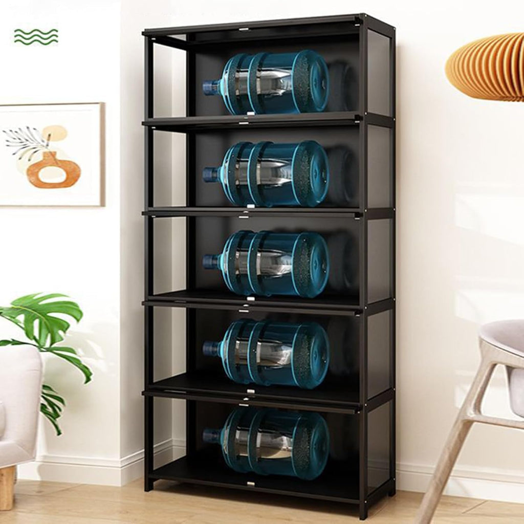 Curio Display Cabinet with Acrylic Glass Door, 5-Tier Tall Display Case, Curio Cabinet & Bookcase for Collectibles, Display Shelf for Home, Reading Nook, Playroom, Living Room