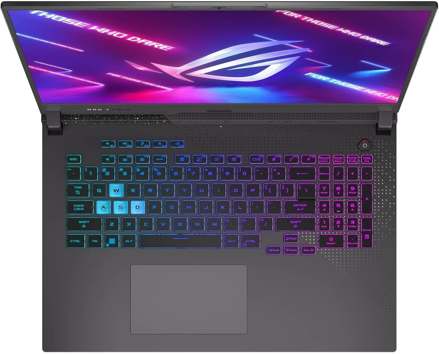 ASUS ROG Strix G17 G713 Gaming Laptop 17.3' WQHD IPS 240Hz AMD 12-Core Ryzen 9 7845HX (>i9-12900H) 32GB DDR5 2TB SSD GeForce RTX 4060 8GB USB-C RGB Backlit Fast Charging Win11 w/ICP Hub