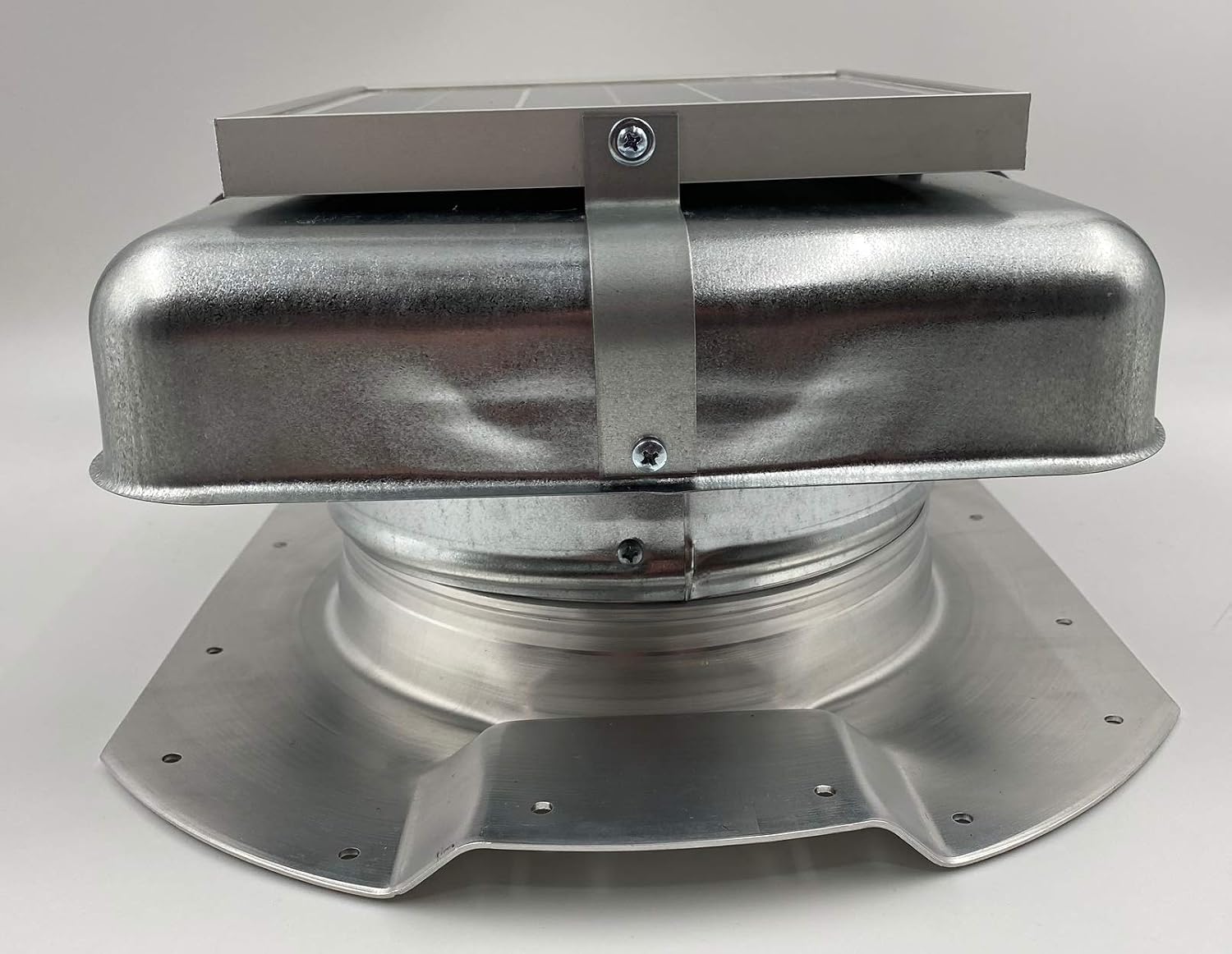 Solar RoofBlaster for 3.5' Ribbed Conex Shipping Container (Galvanized)