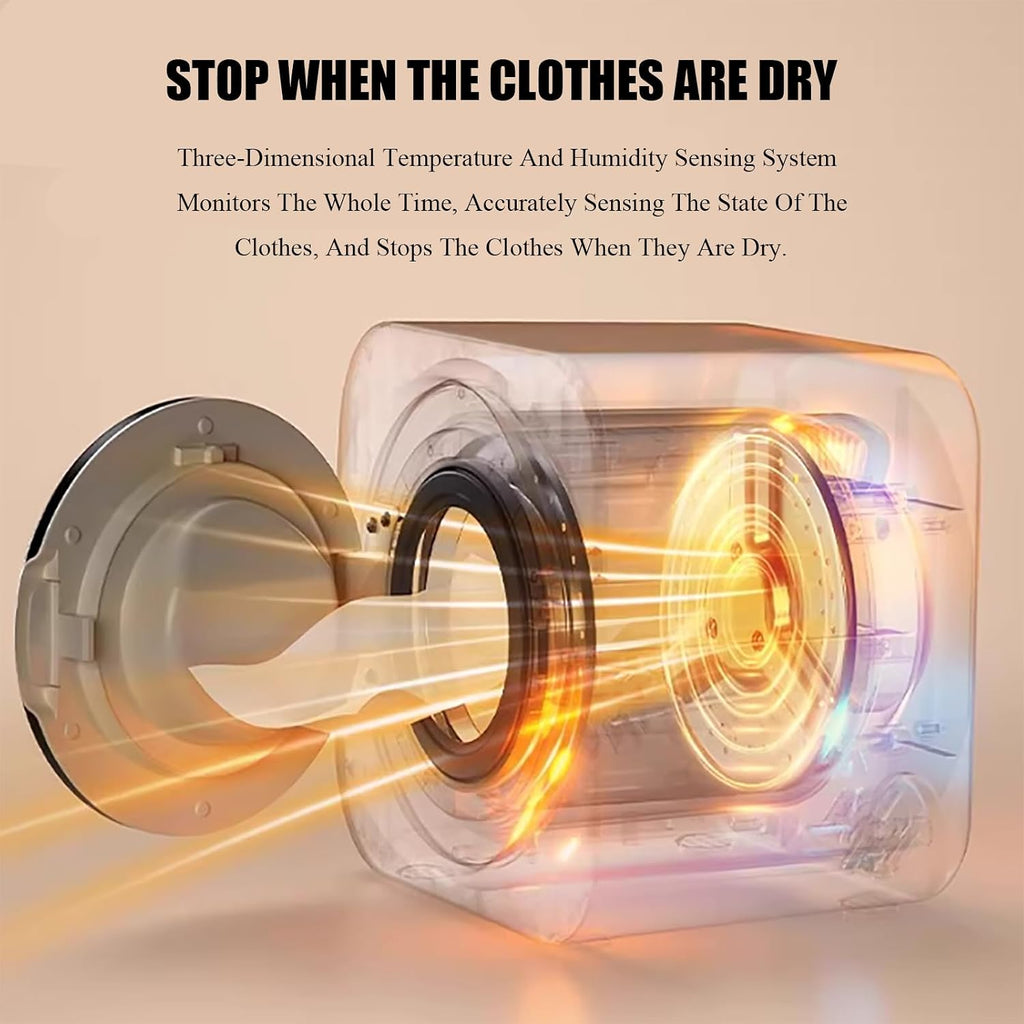 Mini Washing Machine Portable Washer Machine,Wall Mounted Countertop Dual Purpose,Washer and Dryer Combo for Small Items of Clothing Underwear and Socks