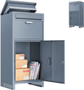 Package Delivery Boxes & Mailbox for Outside, No Assembly Required Large Parcel Drop Box with Keys, Steel Mailbox with Waterproof Anti-Theft Function, Not Easy Deformed for Home, Porch, Business