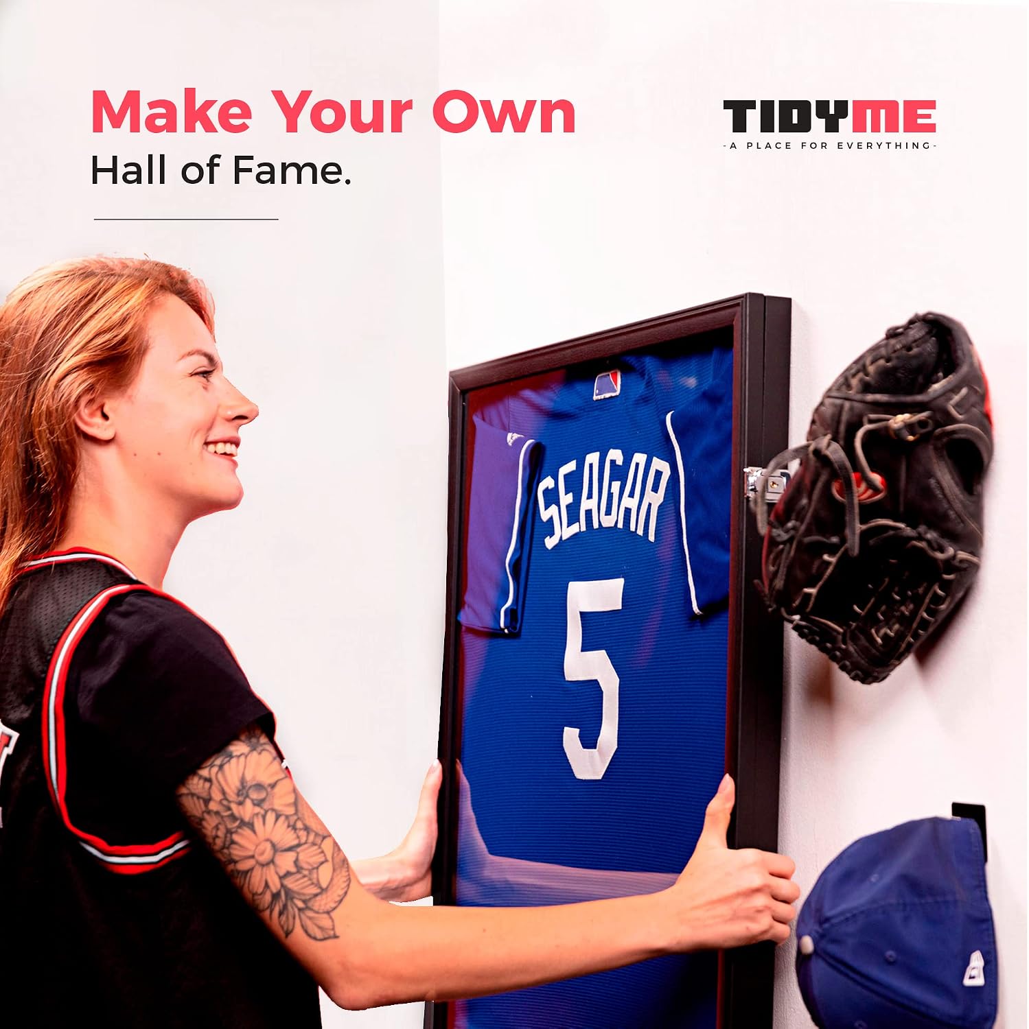 2-Pack Jersey Frame Display Cases – Sports Jersey Display Frames with 98% UV Protection for Football, Baseball, Basketball, Hockey, Soccer, Uniform & T-Shirt – Lockable & Durable Frames
