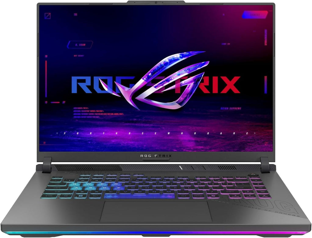 ASUS 2025 ROG Strix G16 Gaming Laptop, 16' 1920 x 1200 IPS 165Hz, NVIDIA GeForce RTX 5060, 5.4Ghz AMD Ryzen 9 9955HX, 24GB DDR5-2TB SSD, HD Audio - Wi-Fi 6E - Bluetooth 5.3 - W11H - Eclipse Gray