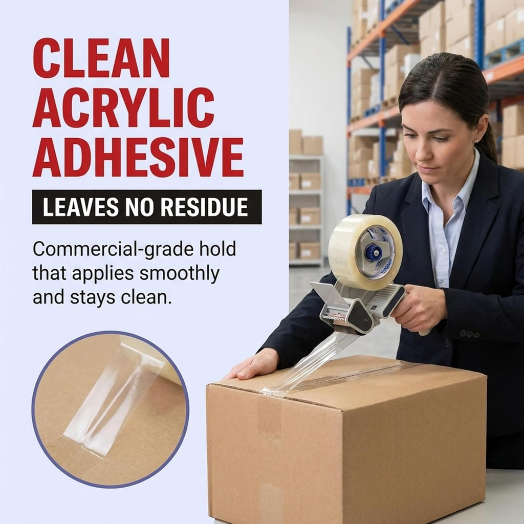 Tape Logic Packing Tape (36-Rolls), 2' x 55 yd - Industrial Strength Packaging Tape Refill for Shipping, Moving, Order Fulfillment, Acrylic 3.5 Mil