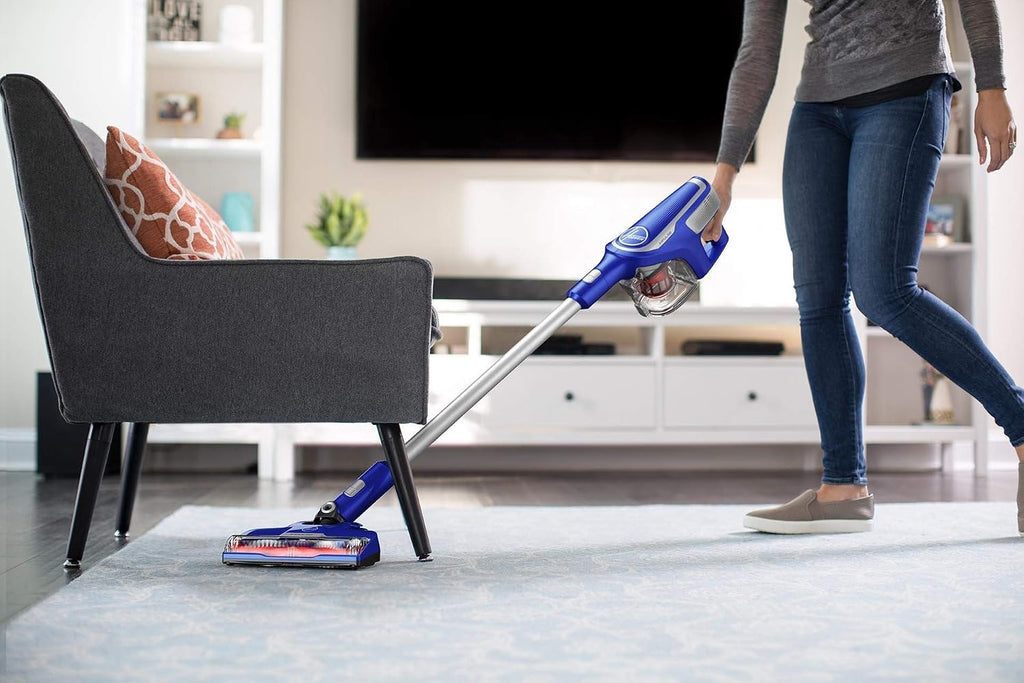 Hoover Impulse Cordless Stick Vacuum Cleaner with Swivel Steering, BH53020, Blue