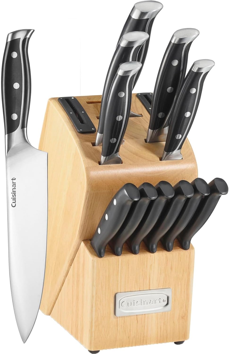 Cuisinart Nitrogen Infused with Built-In Sharpening Cutlery Block Set (15-Piece)
