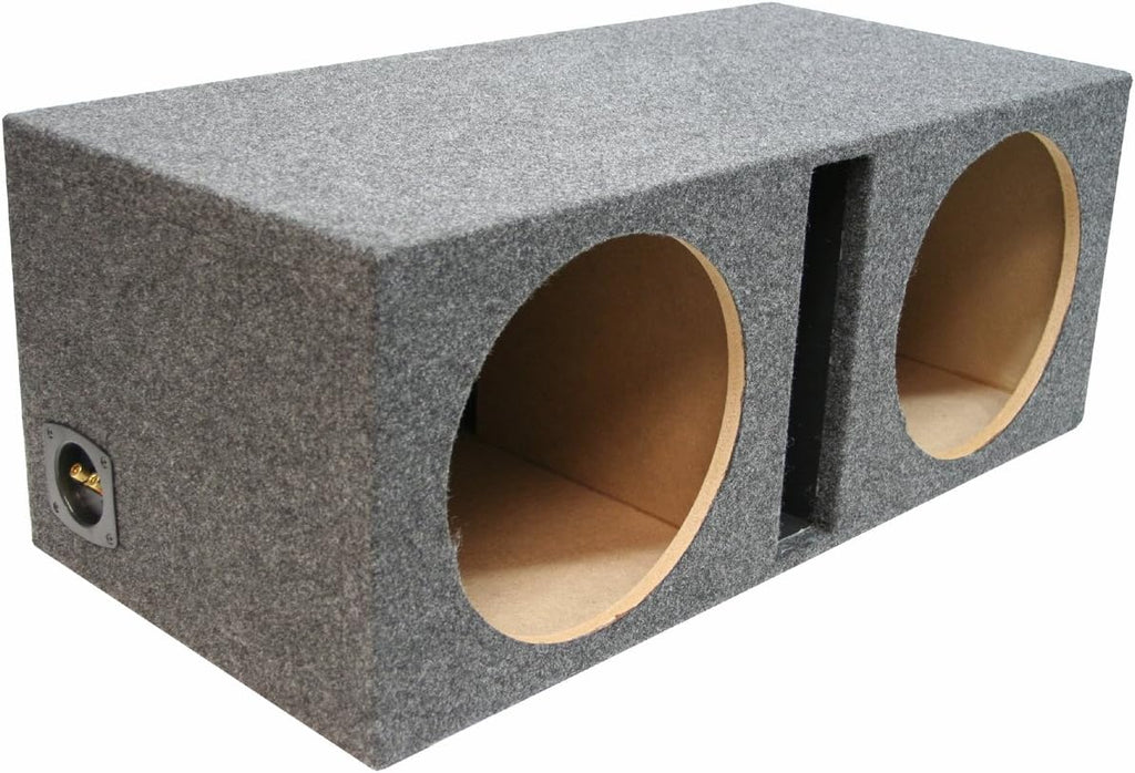 Harmony Audio Universal Car Stereo Vented Port Dual 15' Kicker Bundle Comp C15 Sub Box Enclosure & Harmony HA-A800.1 Amp