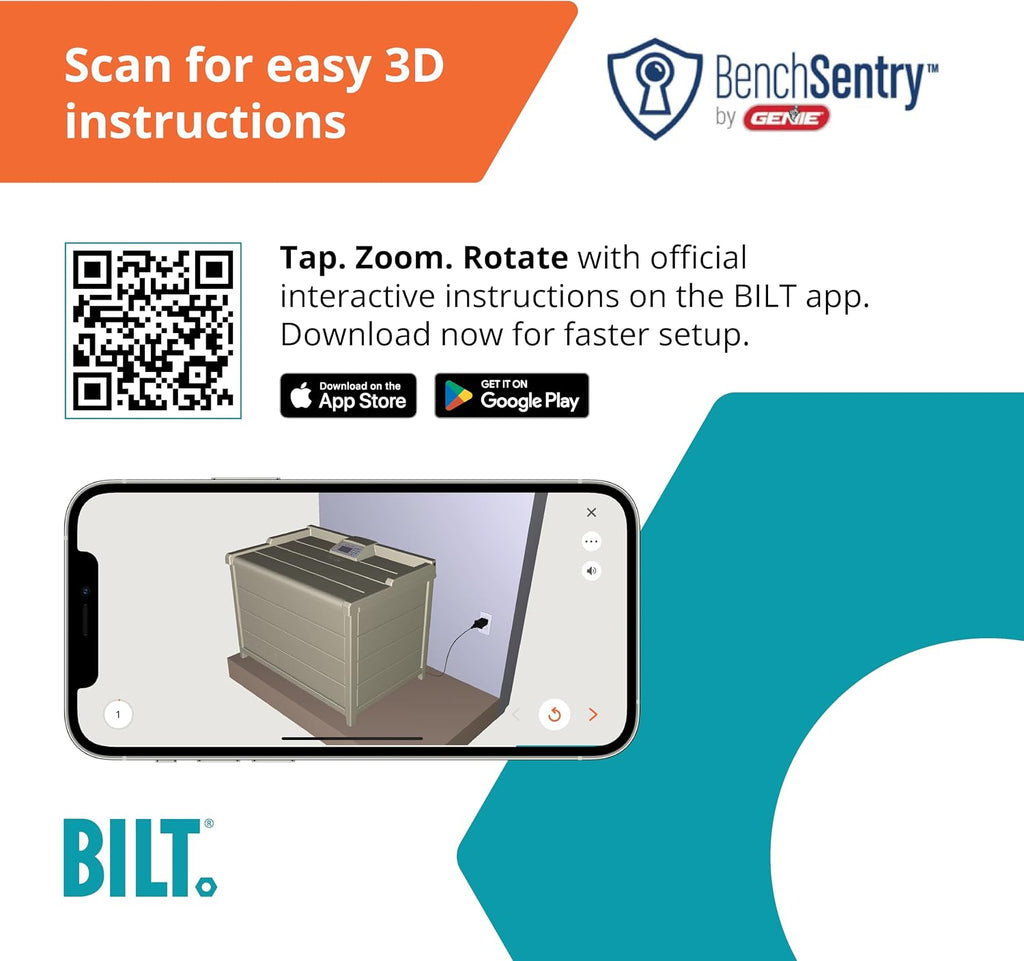 BenchSentry Connect by Genie Tan Package Delivery Box for Outside