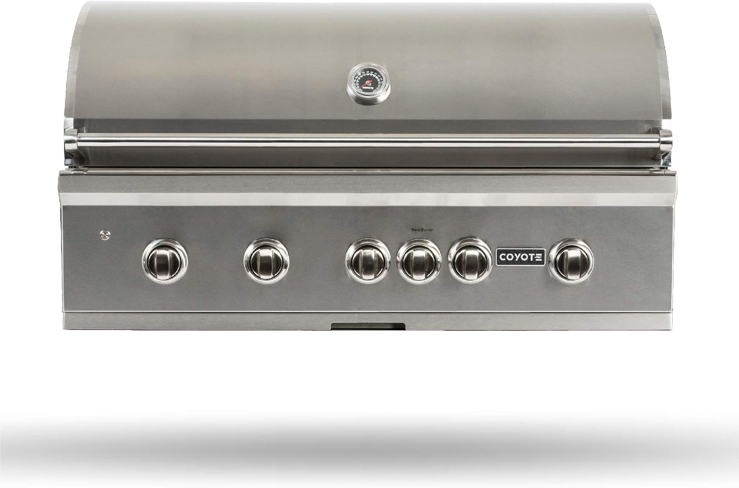 Coyote S-Series Propane Gas Grill, 42-in. 4-Burner Built-in Grill with RapidSear Infrared Burner & Rotisserie - C2SL42LP