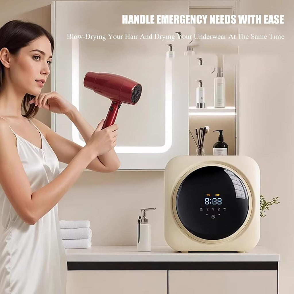 Mini Washing Machine Portable Washer Machine,Wall Mounted Countertop Dual Purpose,Washer and Dryer Combo for Small Items of Clothing Underwear and Socks