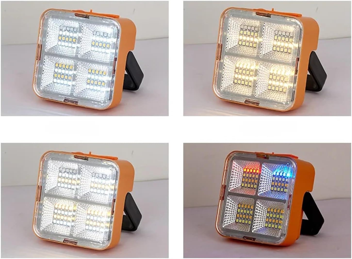Floodlight Solar Camping Light Fast Charging Battery Magnetic Handheld Portable Outdoor Emergency Light(Regular Style)