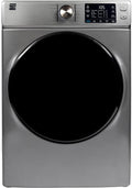 Kenmore 8.0 cu. ft. Front Load Gas Dryer - Wrinkle Guard with Accela Steam to Reduce Static and Odors - Smart Sensor Drying - LED - Metallic Silver