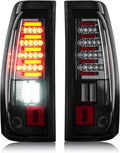 Tresound LED Tail Lights (Smoke Lens) for Chevy Silverado 1500 2500 2003-2006, for GMC Sierra 1500 2500 3500 2004-2006, for Silverado/Sierra Classic 2007, Fleetside Bed Models