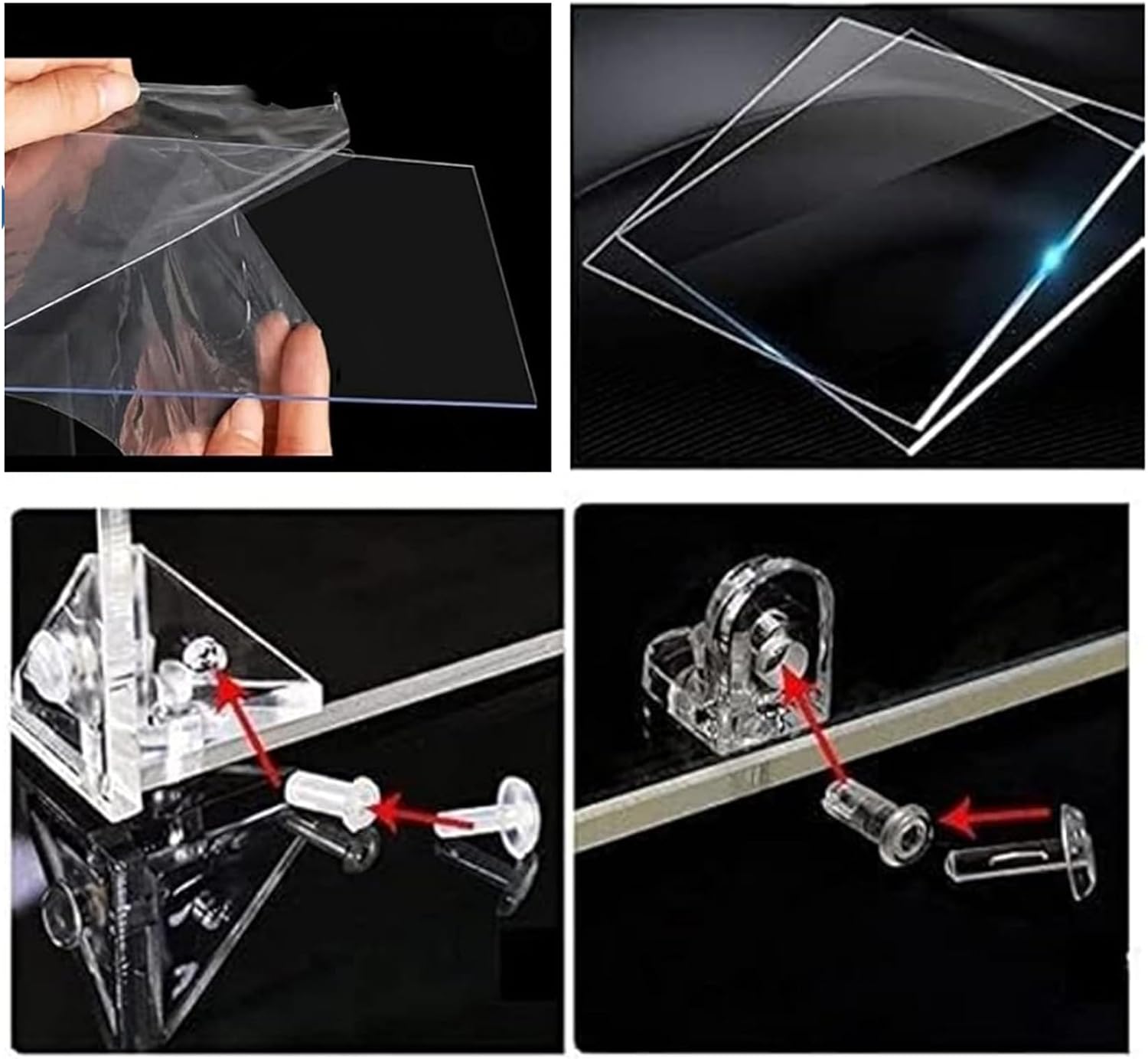 Transparent Acrylic Display Case for Lego 21353 Botanical Garden Model, Clear Box, Storage Box, Dustproof Box (Model not Included) (2mm)