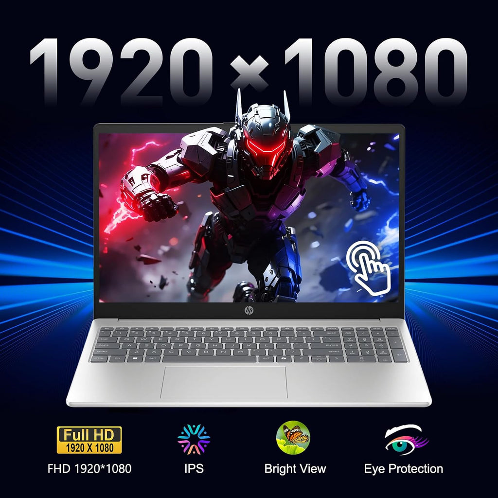 HP i7 Touchscreen Laptop, Intel Core i7-1355U(10-Cores, Up to 5GHz, Beat Core 7 160U), 64GB RAM 1TB SSD 15.6' FHD Intel Iris Xe Graphics, Win 11 Pro w/GM Accessory Computer for Business Gaming
