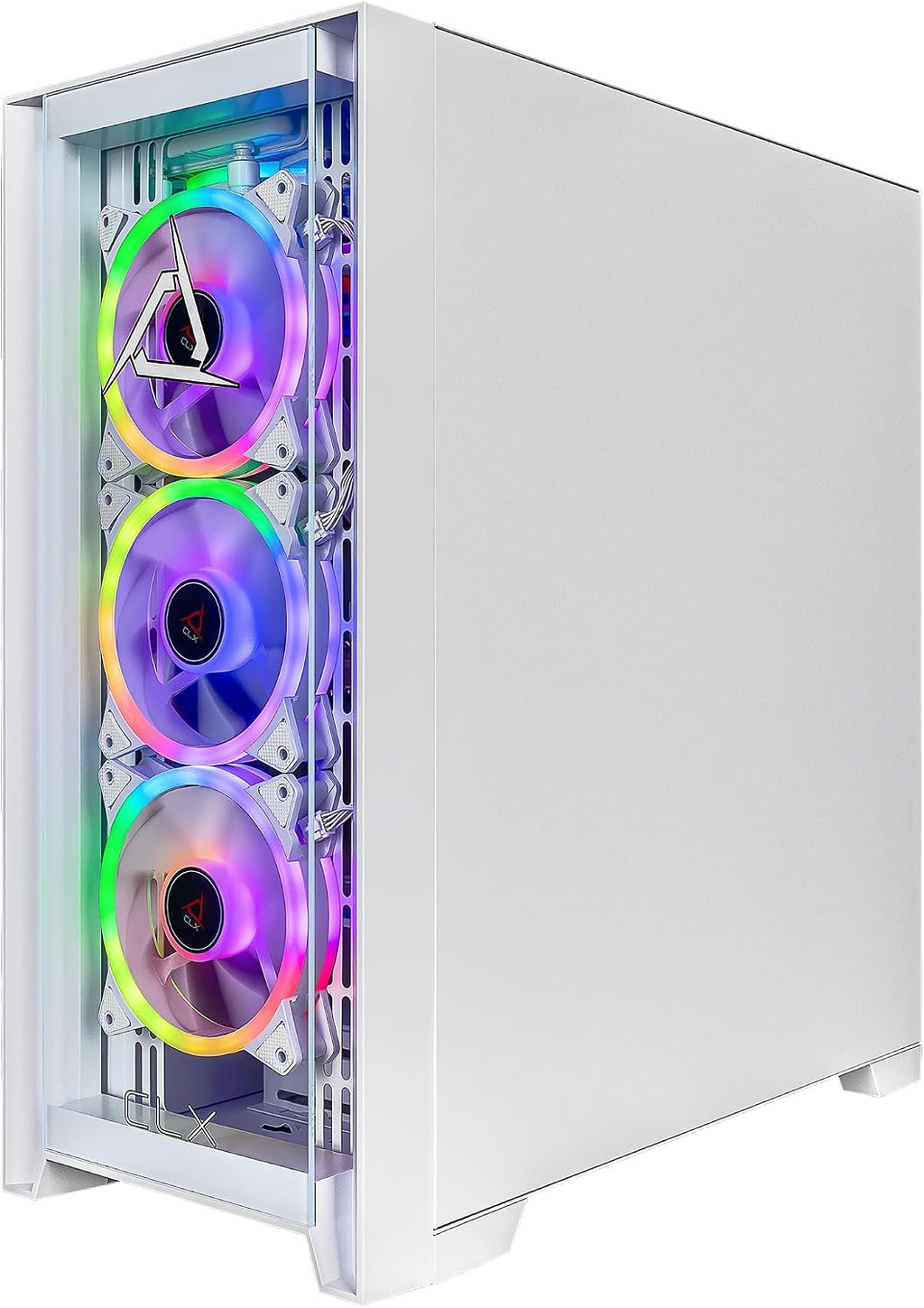 CLX Set Gaming PC - AMD Ryzen 9 9900X 4.4GHz, GeForce RTX 5070 Ti, 2TB NVMe M.2 SSD, 32GB DDR5 RGB Memory, 360mm AIO, WiFi, Windows 11 Home, White