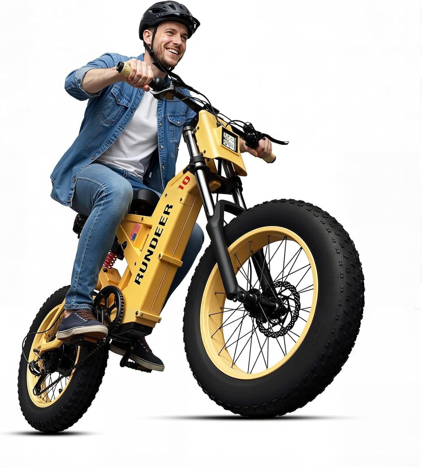 Electric Bike for Adults, 2000/2500/3000W Peak Motor, 32/35 MPH 40-100 Miles 100/200 N·m Fat Tire Ebike with 48V 20Ah Battery, 20' Electric Dirt Bike, Hydraulic Suspension and 3-Year Support
