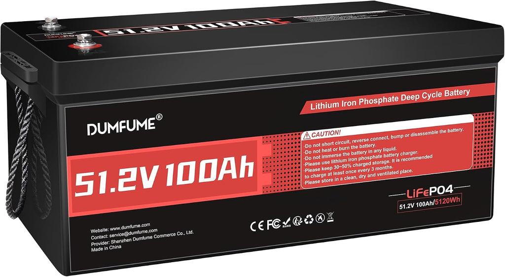 48V 100Ah Lifepo4 Golf Cart Lithium Battery, 200A BMS Low-Temp Protection 48 Volt Battery Support up to 5kW Motor 6000+ Deep Cycle Perfect for Golf Carts RV, and Off Grid Applications