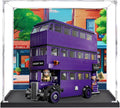 Acrylic Display Case for Lego 76446 Knight Bus Building Set– Dustproof Display Box & Showcase,, Display Box Compatible with Lego 76446 -Only Display case (Base Spray 2)