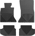 WeatherTech All-Weather Floor Mats for BMW 528i, 535d, 535i - 1st & 2nd Row (W204-W331), Black