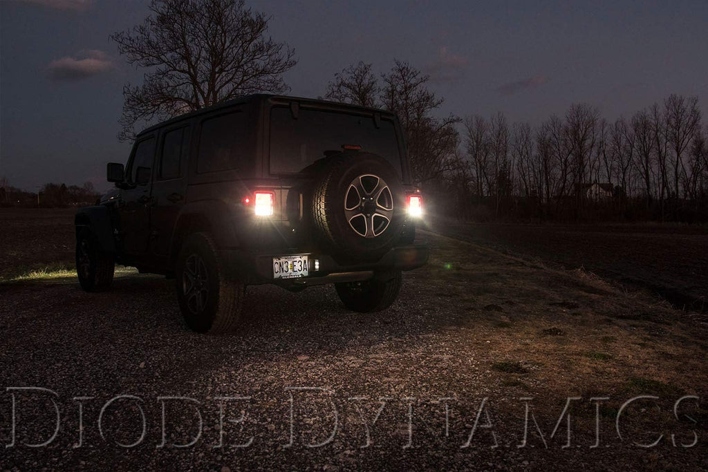 Diode Dynamics Backup LEDs compatible with Jeep JL 2018-2026 Wrangler (pair), 7443 XPR