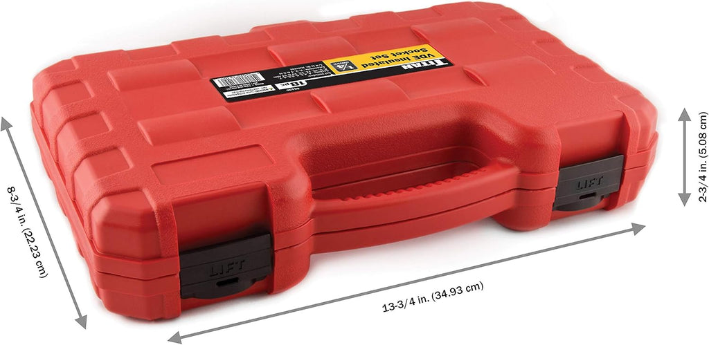 Titan 66100 18-Piece 1/4-Inch Drive VDE Insulated Socket Set